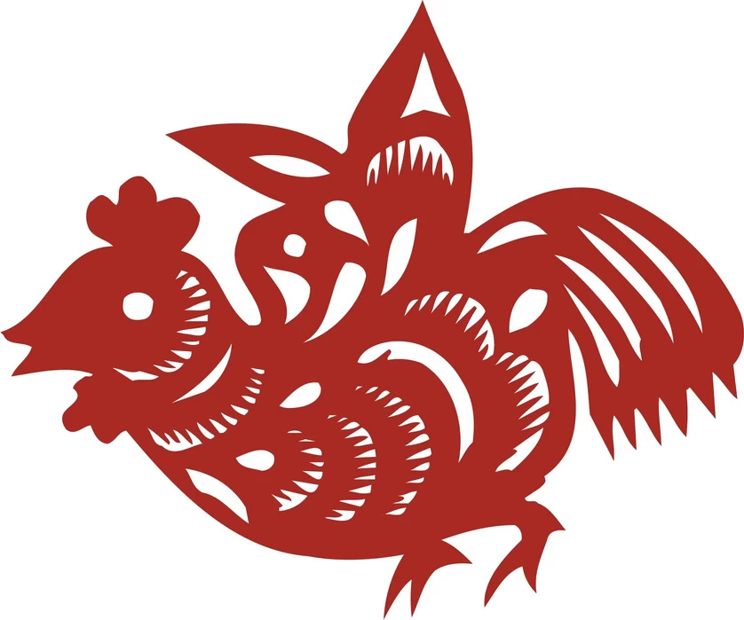 中国风中式传统喜庆民俗人物动物窗花剪纸插画边框AI矢量PNG素材【820】